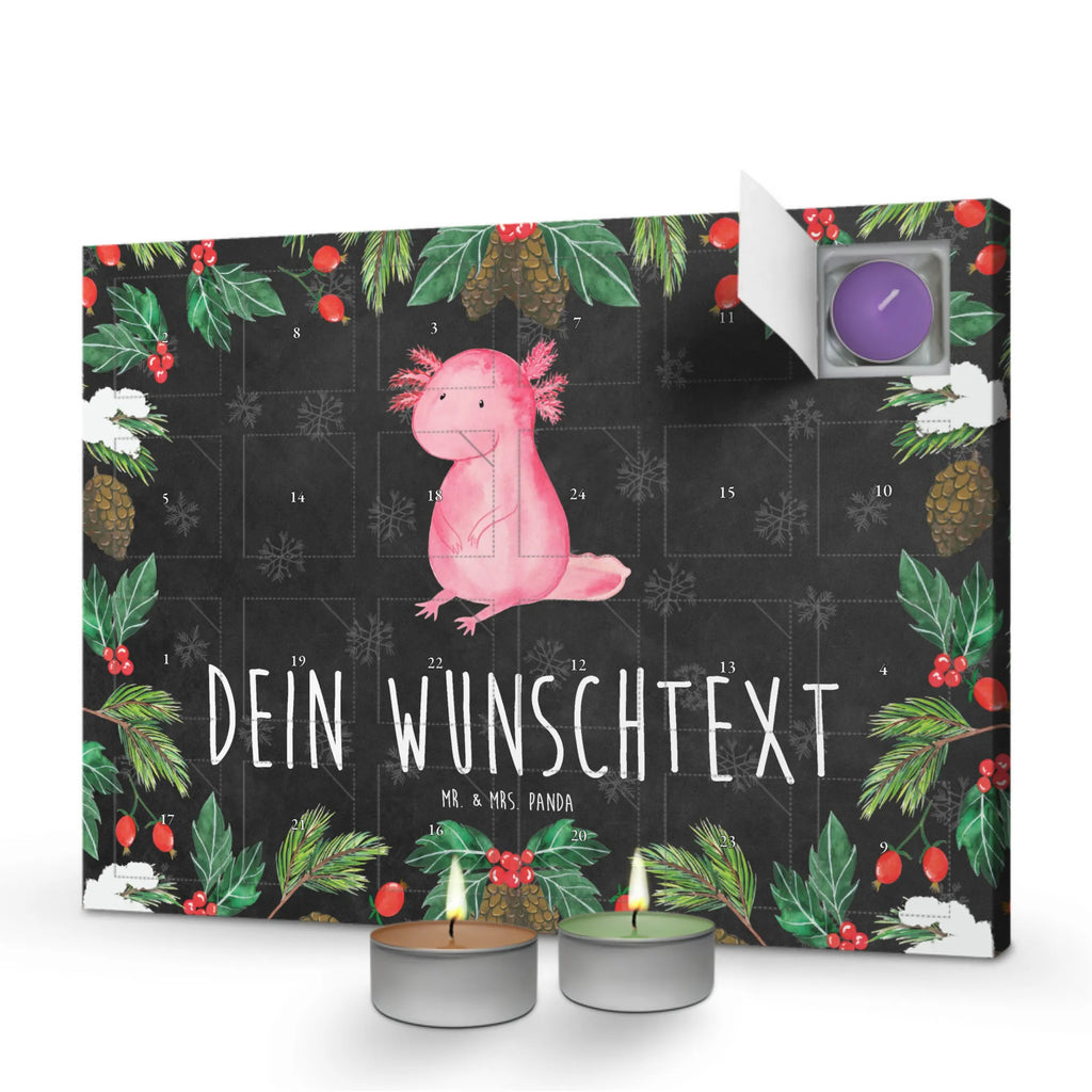 Personalisierter Duftkerzen Adventskalender Axolotl null Personalisierter Duftkerzen Adventskalender, Axolotl, Molch, Axolot, vergnügt, fröhlich, zufrieden, Lebensstil, Weisheit, Lebensweisheit, Liebe, Freundin