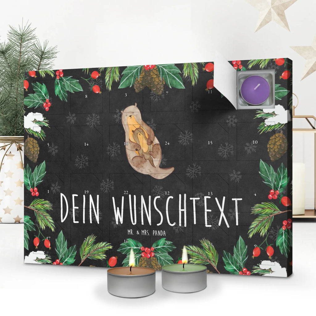 Personalisierter Duftkerzen Adventskalender Otter Kind Personalisierter Duftkerzen Adventskalender, Otter, Fischotter, Seeotter, Otter Seeotter See Otter