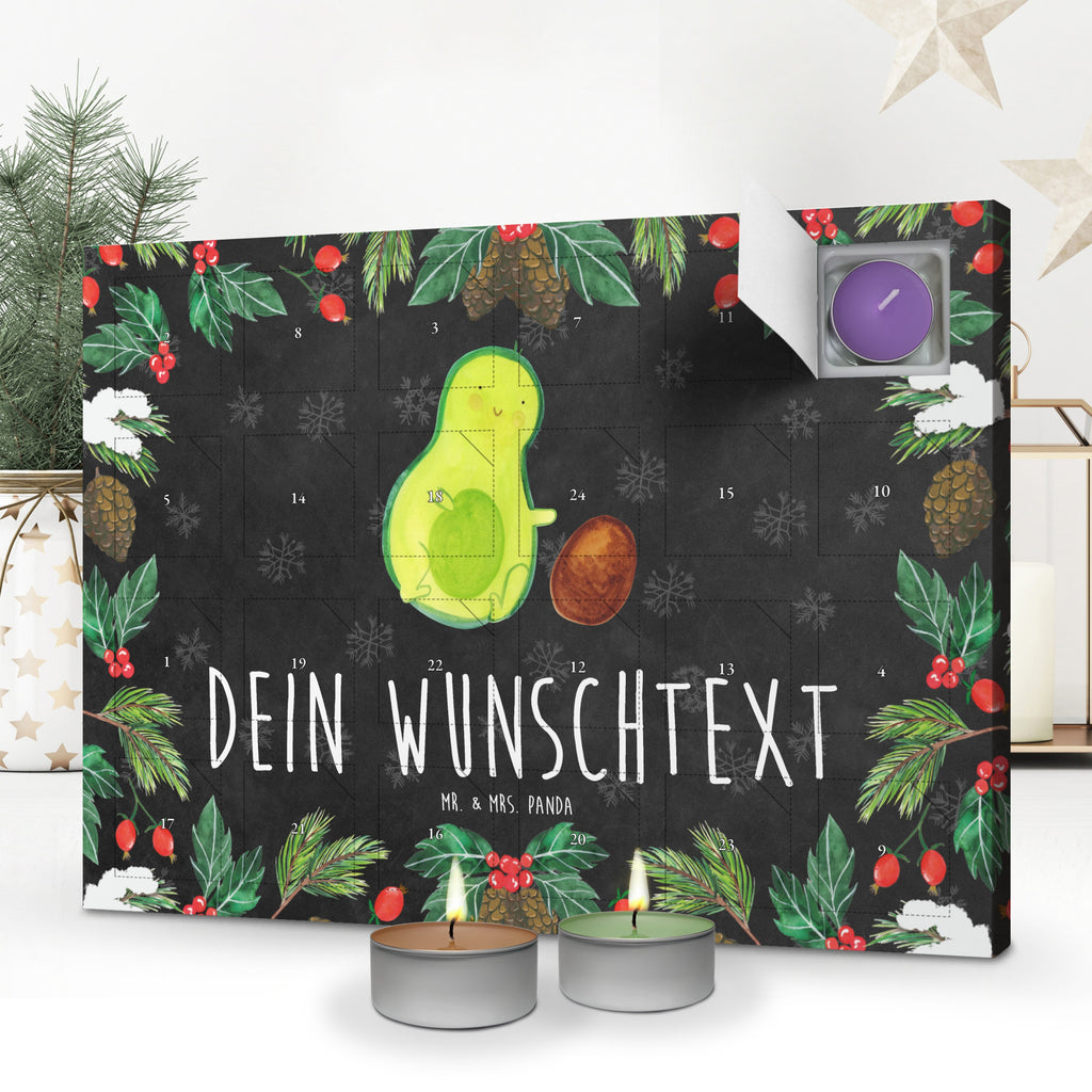 Personalisierter Duftkerzen Adventskalender Avocado Kern rollt Personalisierter Duftkerzen Adventskalender, Avocado, Veggie, Vegan, Gesund, Avocados, Schwanger, Geburt, Geburtstag, Säugling, Kind, erstes Kind, zur Geburt, Schwangerschaft, Babyparty, Baby, große Liebe, Liebe, Love