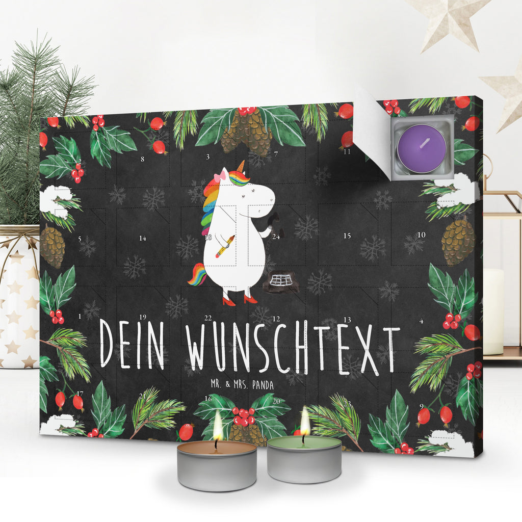 Personalisierter Duftkerzen Adventskalender Einhorn Sekretärin Personalisierter Duftkerzen Adventskalender, Einhorn, Einhörner, Einhorn Deko, Pegasus, Unicorn, Sekretärin, Büro, Rechtsanwältin, Rechtsanwaltsgehilfin, Steuerbüro, Steuerkanzlei, Bürokraft, Bürohilfe