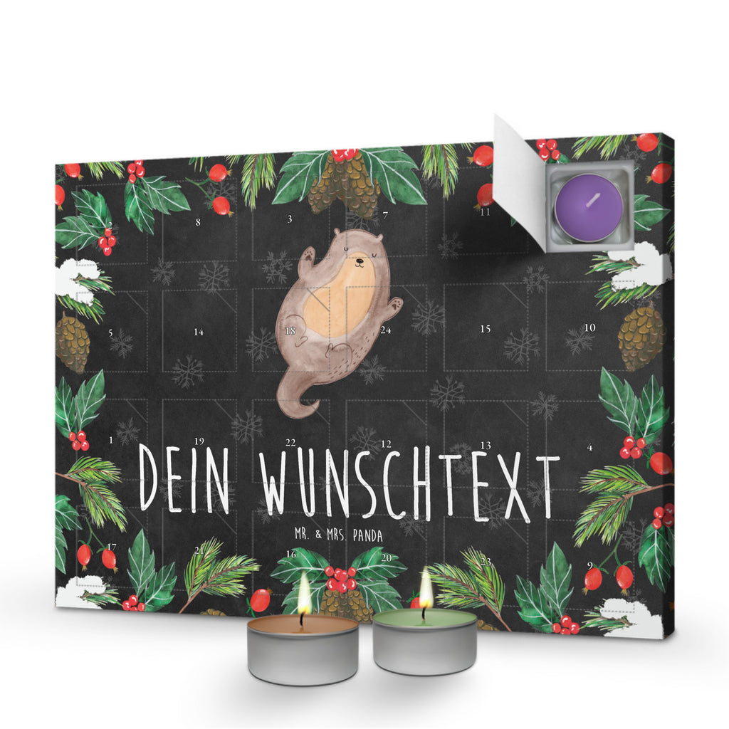 Personalisierter Duftkerzen Adventskalender Otter Umarmen Personalisierter Duftkerzen Adventskalender, Otter, Fischotter, Seeotter, Otter Seeotter See Otter