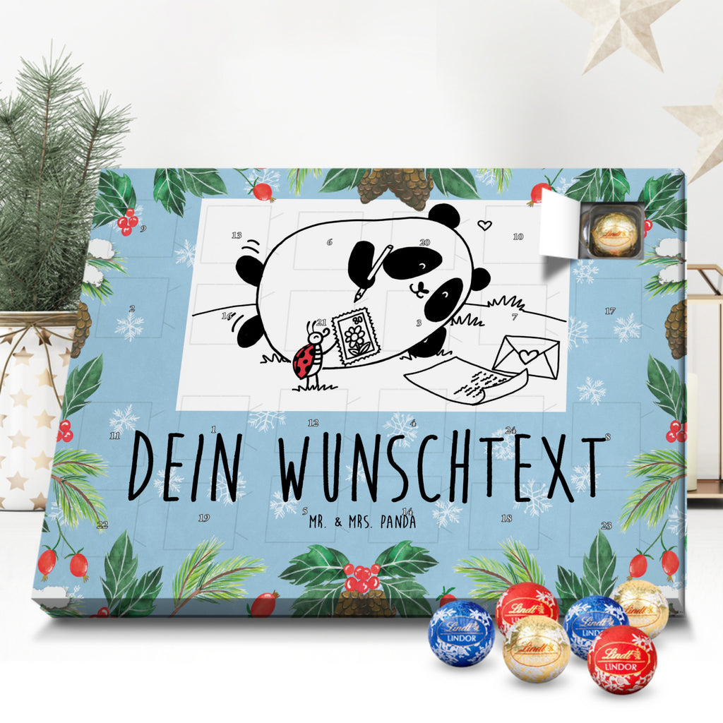 Personalisierter Kugel Markenschokolade Adventskalender Panda Vermissen Personalisierter Kugel Markenschokolade Adventskalender