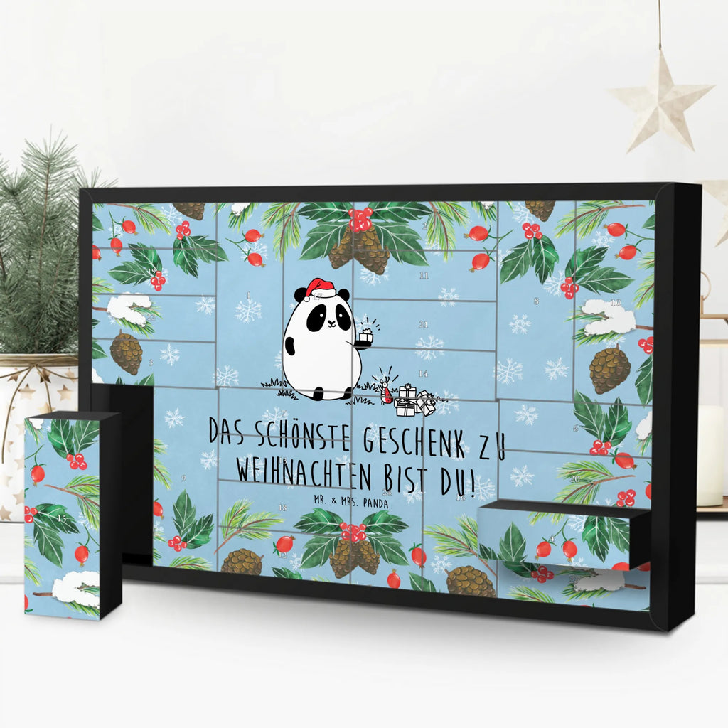 Befüllbarer Adventskalender Panda Weihnachtsgeschenk Befüllbarer Adventskalender, Adventskalender zum selbst befüllen