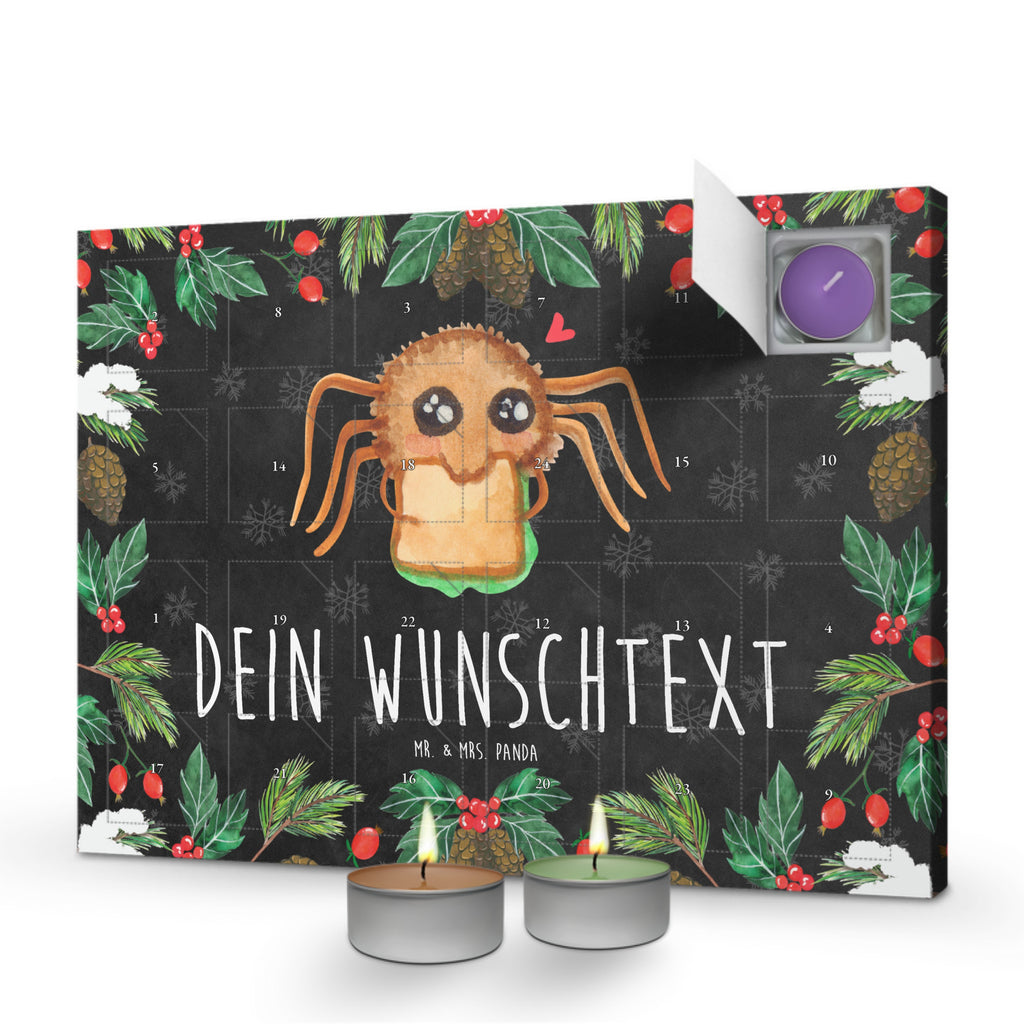 Personalisierter Duftkerzen Adventskalender Spinne Agathe Sandwich Personalisierter Duftkerzen Adventskalender, Spinne Agathe, Spinne, Agathe, Videos, Merchandise, Glück, Mut, Hungrig, Verfressen, Lebensfreude, Alles wird gut, Hunger