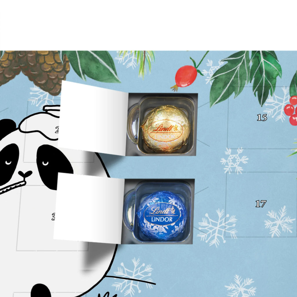 Personalisierter Kugel Markenschokolade Adventskalender Panda Gute Besserung Personalisierter Kugel Markenschokolade Adventskalender