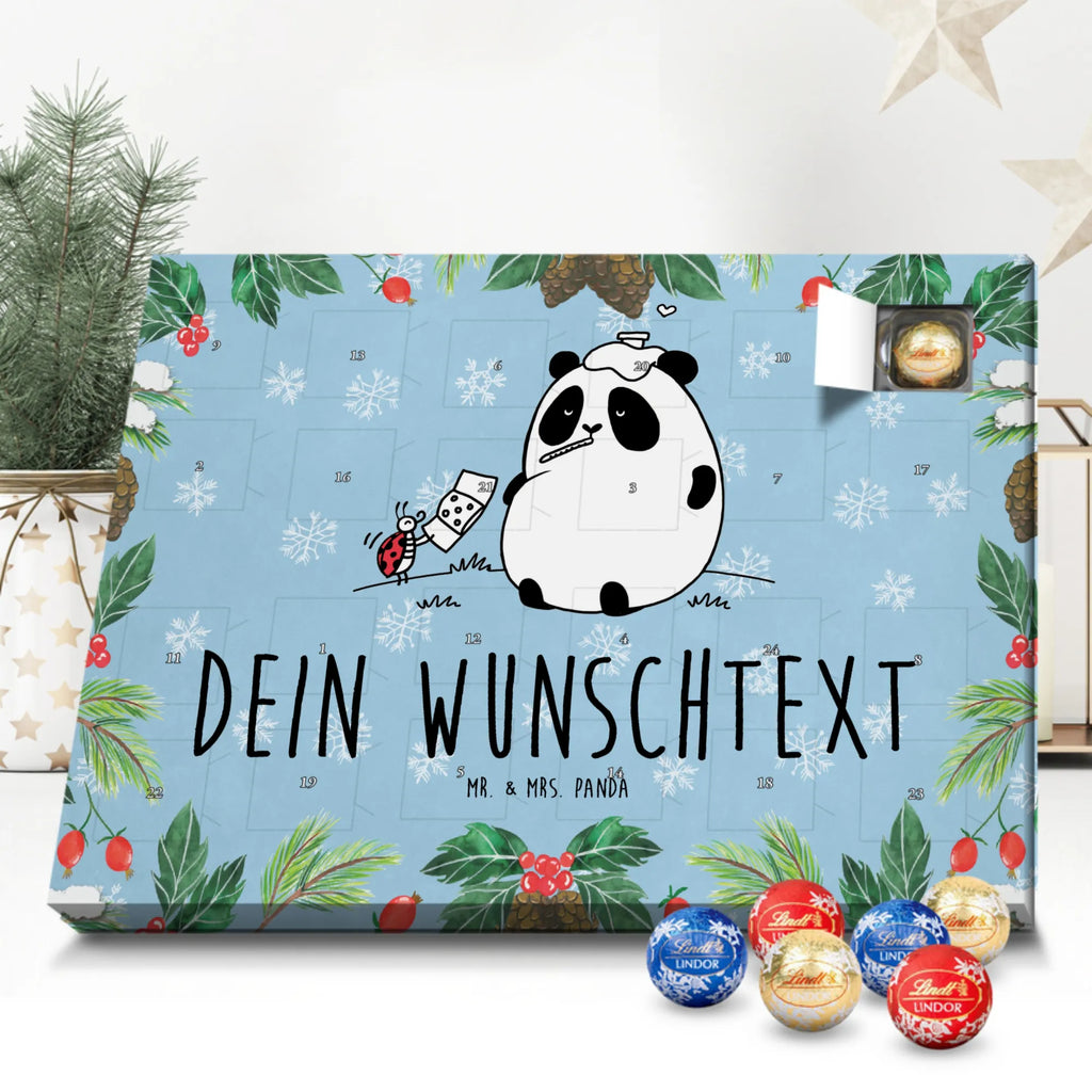 Personalisierter Kugel Markenschokolade Adventskalender Panda Gute Besserung Personalisierter Kugel Markenschokolade Adventskalender