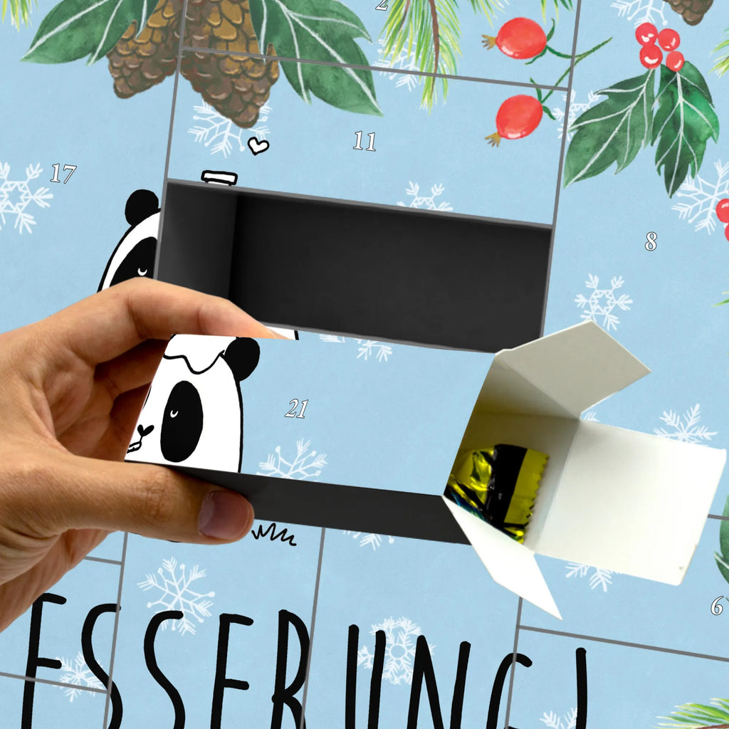 Befüllbarer Adventskalender Panda Gute Besserung Befüllbarer Adventskalender, Adventskalender zum selbst befüllen