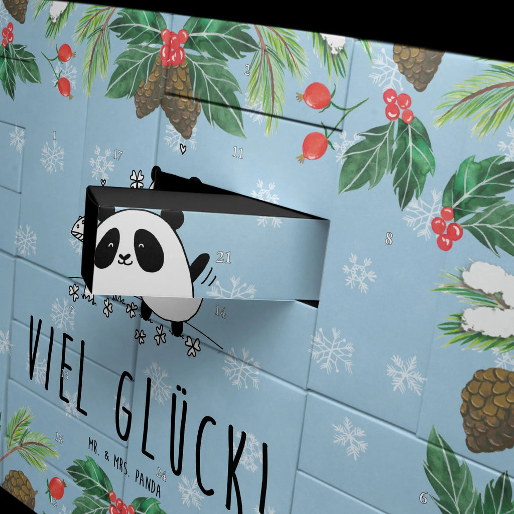 Befüllbarer Adventskalender Panda Glück Befüllbarer Adventskalender, Adventskalender zum selbst befüllen