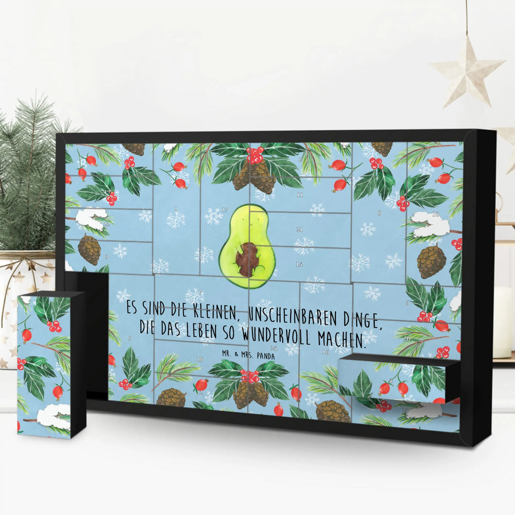 Befüllbarer Adventskalender Avocado Kern Befüllbarer Adventskalender, Adventskalender zum selbst befüllen, Avocado, Veggie, Vegan, Gesund, Avokado, Avocadokern, Kern, Pflanze, Spruch Leben