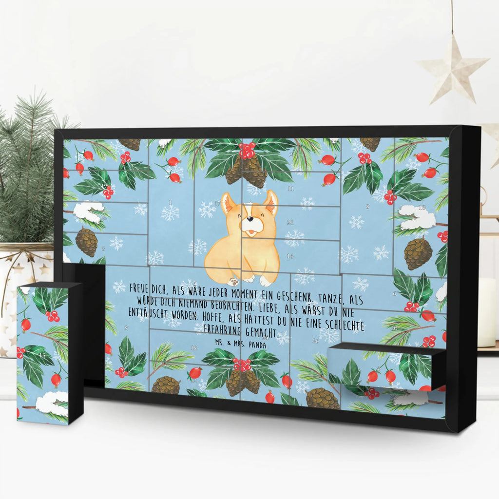 Befüllbarer Adventskalender Corgie Befüllbarer Adventskalender, Adventskalender zum selbst befüllen, Hund, Hundemotiv, Haustier, Hunderasse, Tierliebhaber, Hundebesitzer, Sprüche, Corgie, Welsh Corgie Pembroke, britisch, Motivation, Spruch, Hundespruch, Lebensfreude