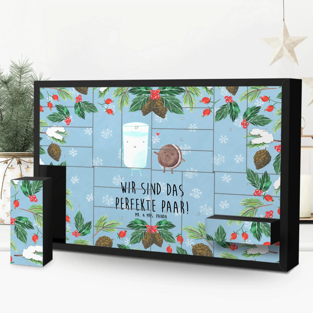 Befüllbarer Adventskalender Milch Keks Befüllbarer Adventskalender, Adventskalender zum selbst befüllen, Tiermotive, Gute Laune, lustige Sprüche, Tiere, Milk, Cookie, Milch, Keks, Kekse, Kaffee, Einladung Frühstück, Motiv süß, romantisch, perfektes Paar