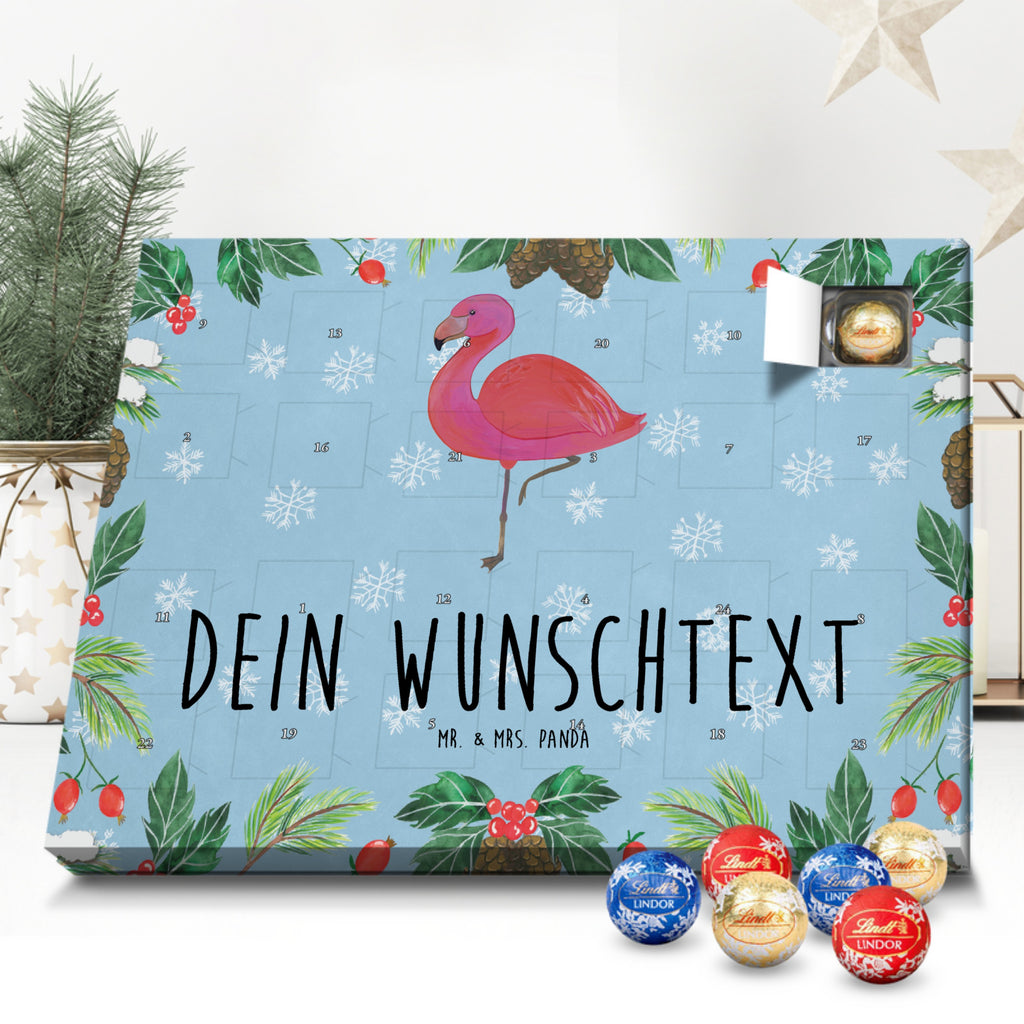 Personalisierter Kugel Markenschokolade Adventskalender Flamingo Classic Personalisierter Kugel Markenschokolade Adventskalender, Flamingo, Einzigartig, Selbstliebe, Stolz, ich, für mich, Spruch, Freundin, Freundinnen, Außenseiter, Sohn, Tochter, Geschwister