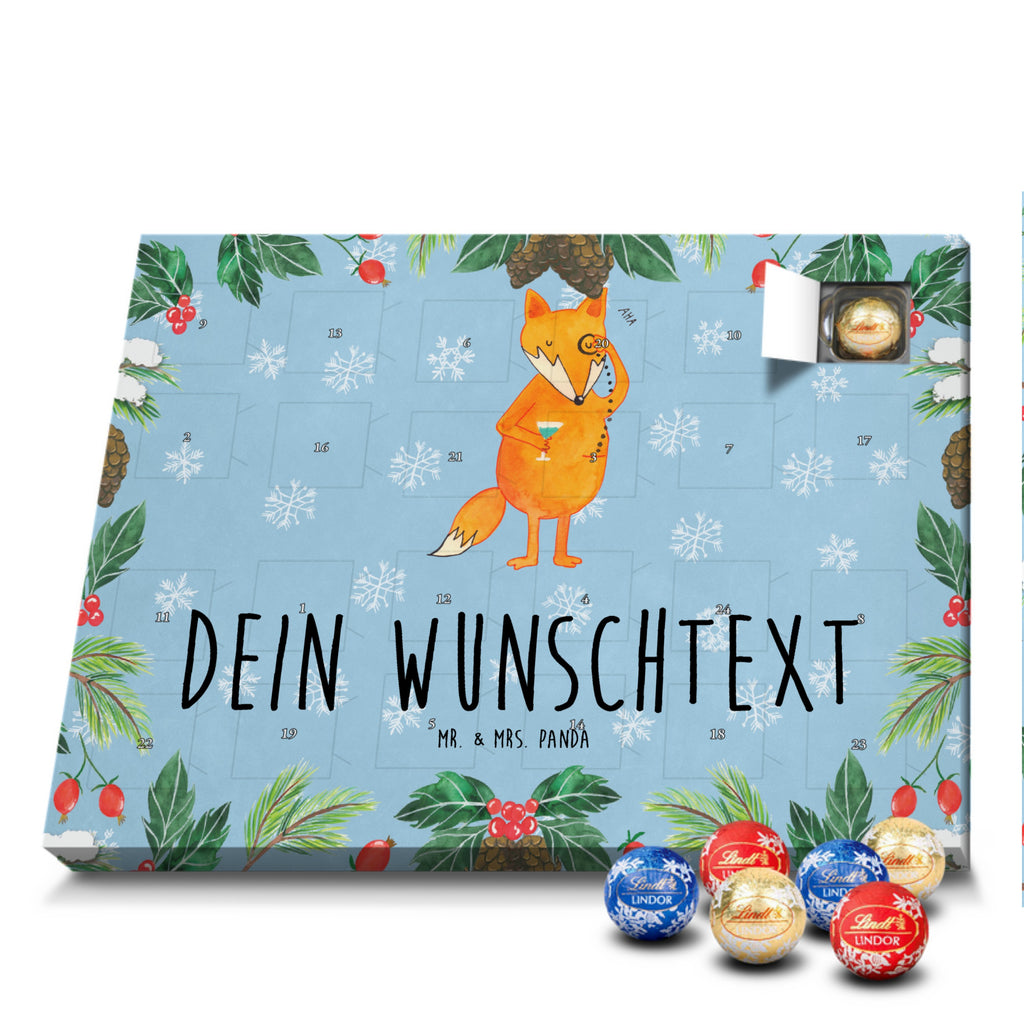 Personalisierter Kugel Markenschokolade Adventskalender Fuchs Lord Personalisierter Kugel Markenschokolade Adventskalender, Fuchs, Füchse, tröstende Worte, Spruch lustig, Liebeskummer Geschenk, Motivation Spruch, Problemlösung