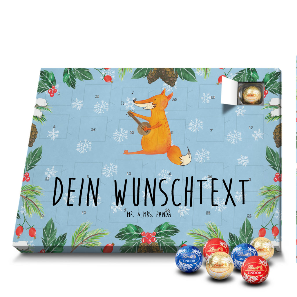 Personalisierter Kugel Markenschokolade Adventskalender Fuchs Gitarre Personalisierter Kugel Markenschokolade Adventskalender, Fuchs, Füchse, Geschenk Musiker, Musik Spruch, Musikerin, Sänger, Sängerin, Gitarre