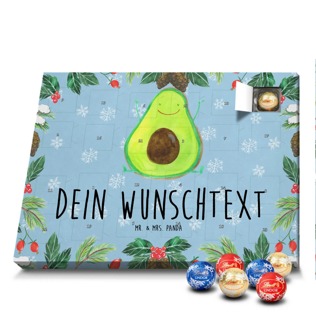 Personalisierter Kugel Markenschokolade Adventskalender Avocado Glücklich Personalisierter Kugel Markenschokolade Adventskalender, Avocado, Veggie, Vegan, Gesund, Chaos