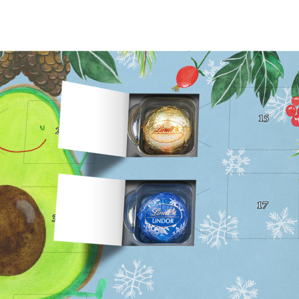 Personalisierter Kugel Markenschokolade Adventskalender Avocado Glücklich Personalisierter Kugel Markenschokolade Adventskalender, Avocado, Veggie, Vegan, Gesund, Chaos