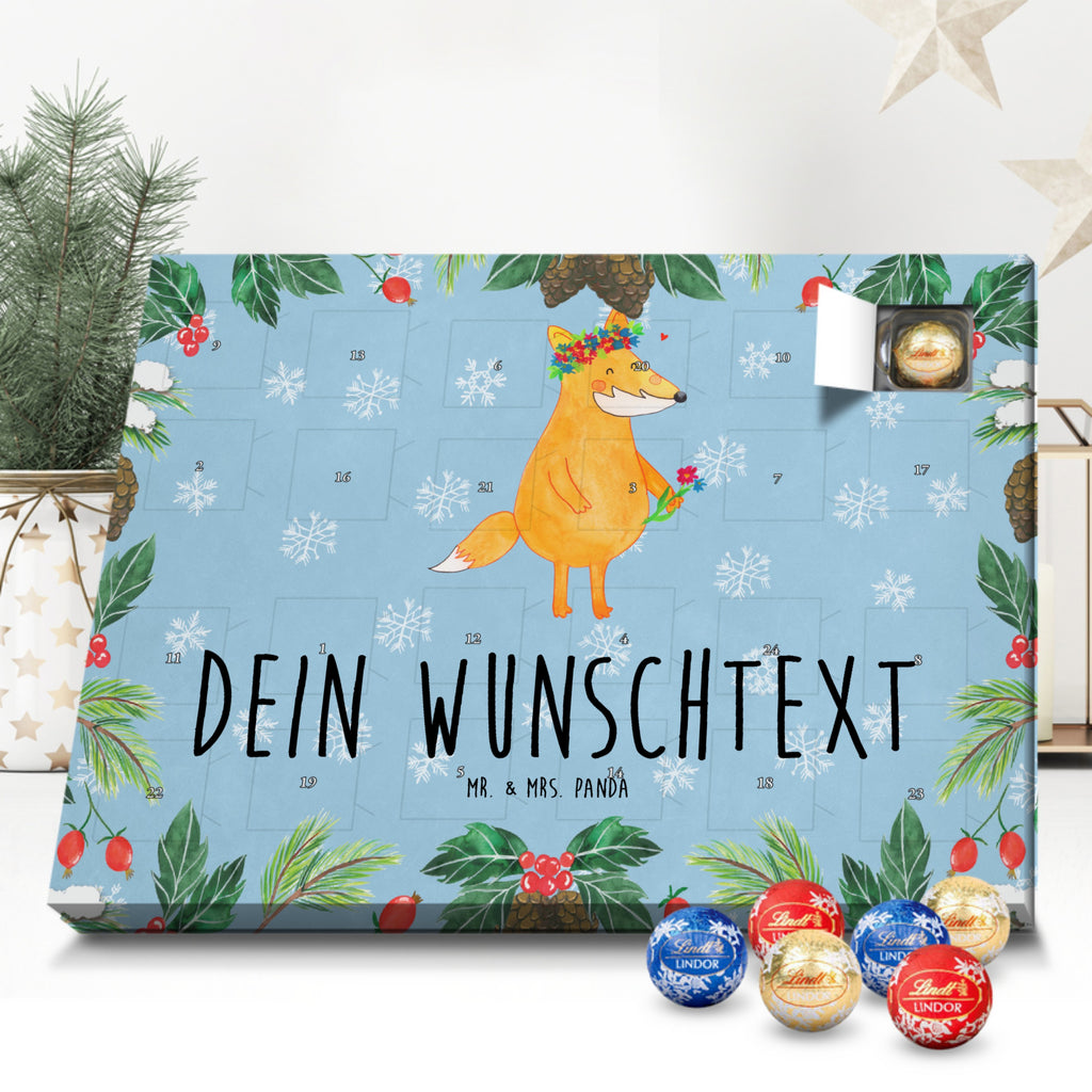 Personalisierter Kugel Markenschokolade Adventskalender Fuchs Blumen Personalisierter Kugel Markenschokolade Adventskalender, Fuchs, Füchse, Fox, Liebe, Freundin, Fuchsmädchen, Blumenmädchen, Freundinnen, Liebesbeweis, Blume, Blumen, Motivation, Freude, ich, mich, Selbstliebe