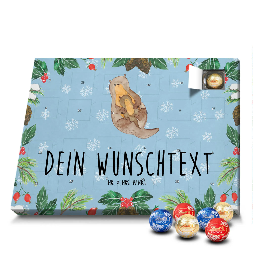 Personalisierter Kugel Markenschokolade Adventskalender Otter Kind Personalisierter Kugel Markenschokolade Adventskalender, Otter, Fischotter, Seeotter, Otter Seeotter See Otter