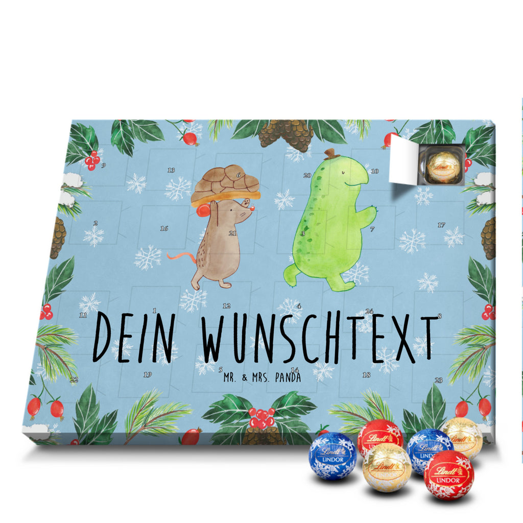 Personalisierter Kugel Markenschokolade Adventskalender Schildkröte Maus Personalisierter Kugel Markenschokolade Adventskalender, Schildkröte, Maus, Freunde, Freundinnen, beste Freunde, beste Freundinnen