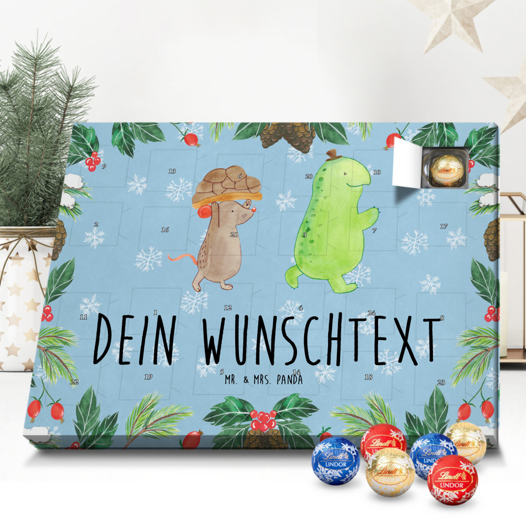 Personalisierter Kugel Markenschokolade Adventskalender Schildkröte Maus Personalisierter Kugel Markenschokolade Adventskalender, Schildkröte, Maus, Freunde, Freundinnen, beste Freunde, beste Freundinnen