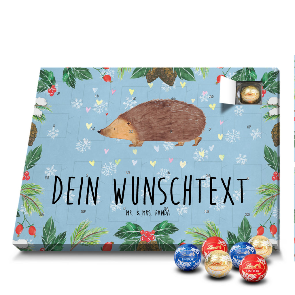 Personalisierter Kugel Markenschokolade Adventskalender Igel Herzen Personalisierter Kugel Markenschokolade Adventskalender, Tiermotive, Gute Laune, lustige Sprüche, Tiere, Liebe, Herz, Herzen, Igel, Vertrauen, Kuss, Leben