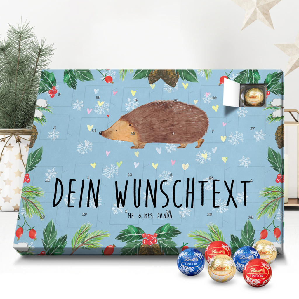 Personalisierter Kugel Markenschokolade Adventskalender Igel Herzen Personalisierter Kugel Markenschokolade Adventskalender, Tiermotive, Gute Laune, lustige Sprüche, Tiere, Liebe, Herz, Herzen, Igel, Vertrauen, Kuss, Leben