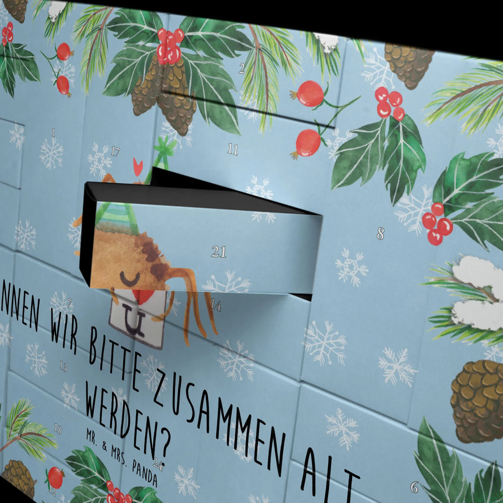 Befüllbarer Adventskalender Spinne Agathe Brief Befüllbarer Adventskalender, Adventskalender zum selbst befüllen, Spinne Agathe, Spinne, Agathe, Videos, Merchandise, Liebesbeweis, Ich Liebe dich, Heiratsantrag, Verliebt, Liebespaar, Liebesgeschenk, Treuebeweis, Treuetest