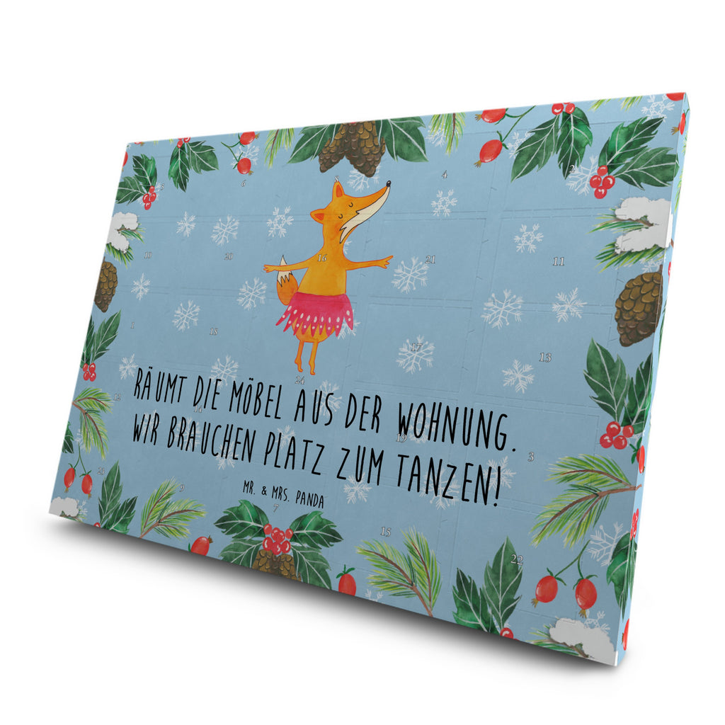 Tee Adventskalender Fuchs Ballerina Adventskalender, Kerzen Adventskalender, Duftkerzen Adventskalender, Fuchs, Fuchs Spruch, Füchse, Füchsin, Ballerina, Ballett, Tänzerin, Tanzen, Party, Einladung, Geburtstag