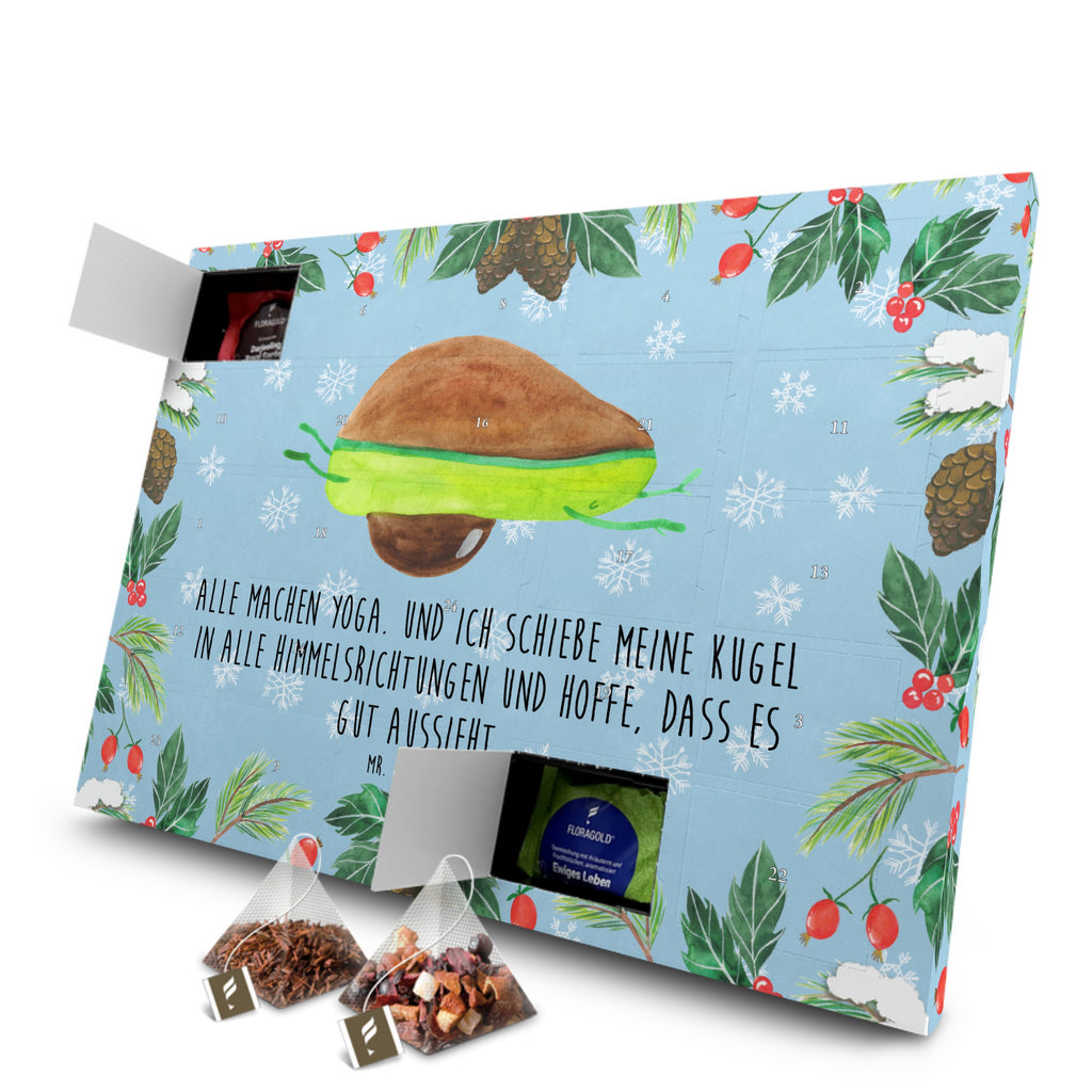 Tee Adventskalender Avocado Yoga Adventskalender, Kerzen Adventskalender, Duftkerzen Adventskalender, Avocado, Veggie, Vegan, Gesund, Avocado Yoga Vegan