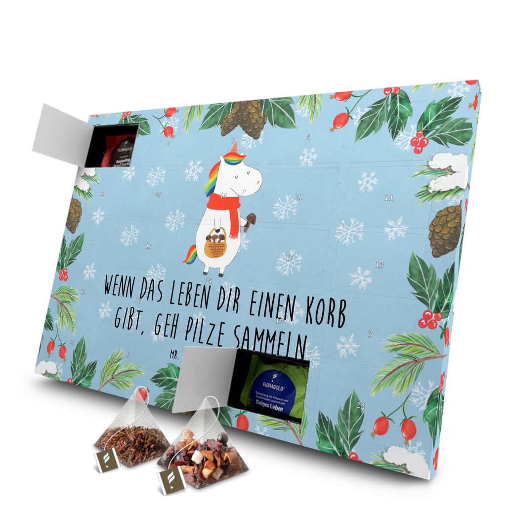 Tee Adventskalender Einhorn Pilz Adventskalender, Kerzen Adventskalender, Duftkerzen Adventskalender, Einhorn, Einhörner, Einhorn Deko, Pegasus, Unicorn, Pilze, Pilzsammler, Motivation, Spruch, Liebeskummer