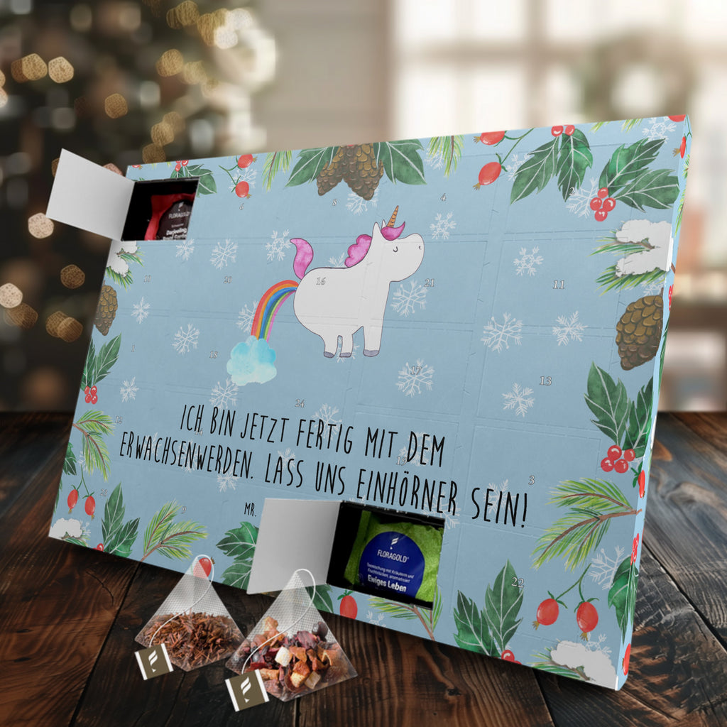 Tee Adventskalender Einhorn Pupsen Adventskalender, Kerzen Adventskalender, Duftkerzen Adventskalender, Einhorn, Einhörner, Einhorn Deko, Pegasus, Unicorn, Pups, Regenbogen, Glitzer, Einhornpower, Erwachsenwerden, Spaß, lustig, Freundin