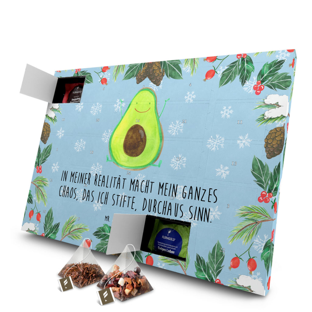 Tee Adventskalender Avocado Glücklich Adventskalender, Kerzen Adventskalender, Duftkerzen Adventskalender, Avocado, Veggie, Vegan, Gesund, Chaos