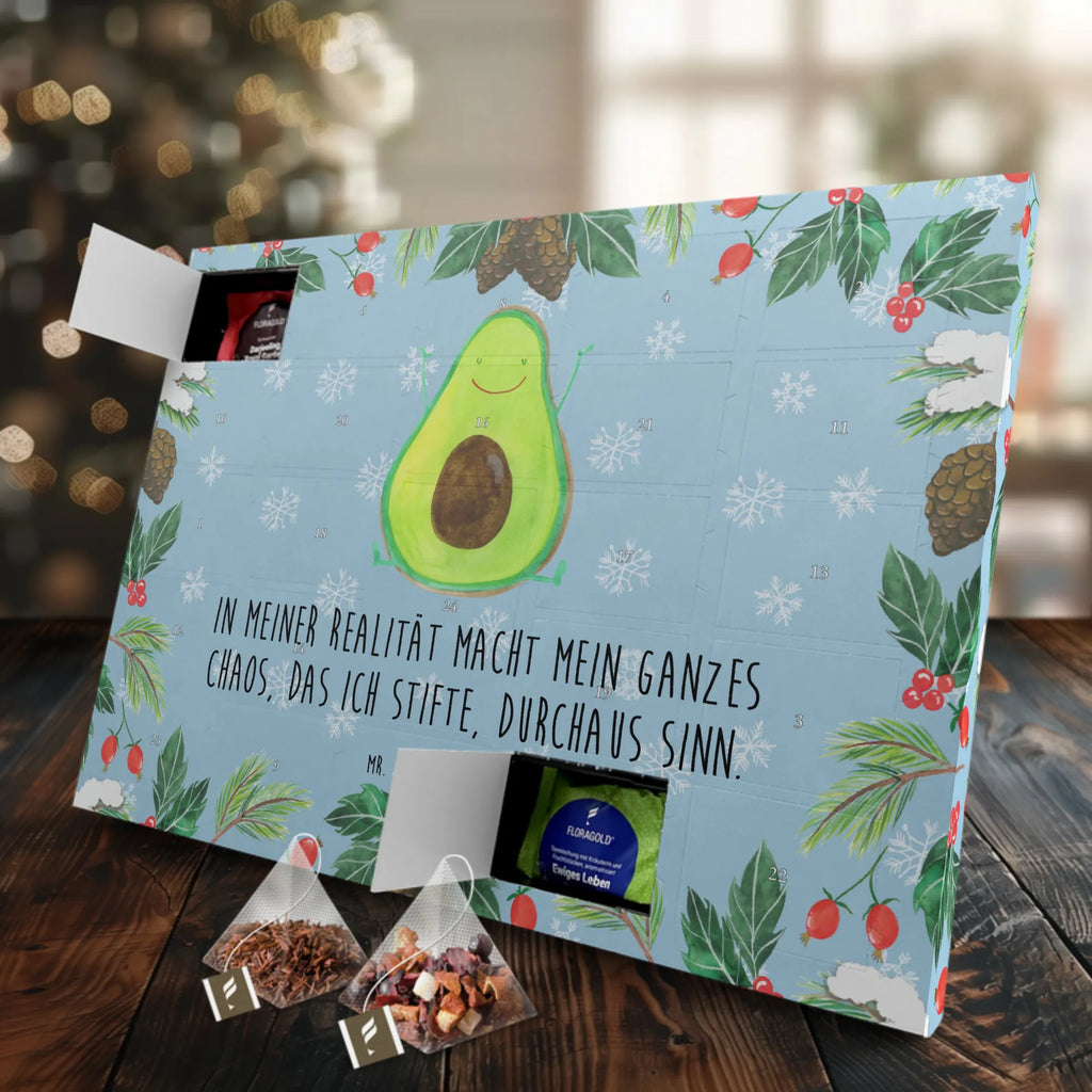 Tee Adventskalender Avocado Glücklich Adventskalender, Kerzen Adventskalender, Duftkerzen Adventskalender, Avocado, Veggie, Vegan, Gesund, Chaos