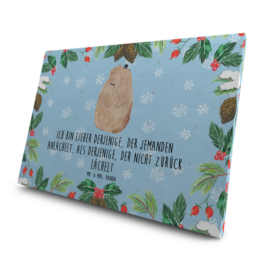 Tee Adventskalender Murmeltier Adventskalender, Kerzen Adventskalender, Duftkerzen Adventskalender, Tiermotive, Gute Laune, lustige Sprüche, Tiere, Murmeltier, Knigge, Fröhlichkeit, Freundlichkeit, Respekt, Anstand