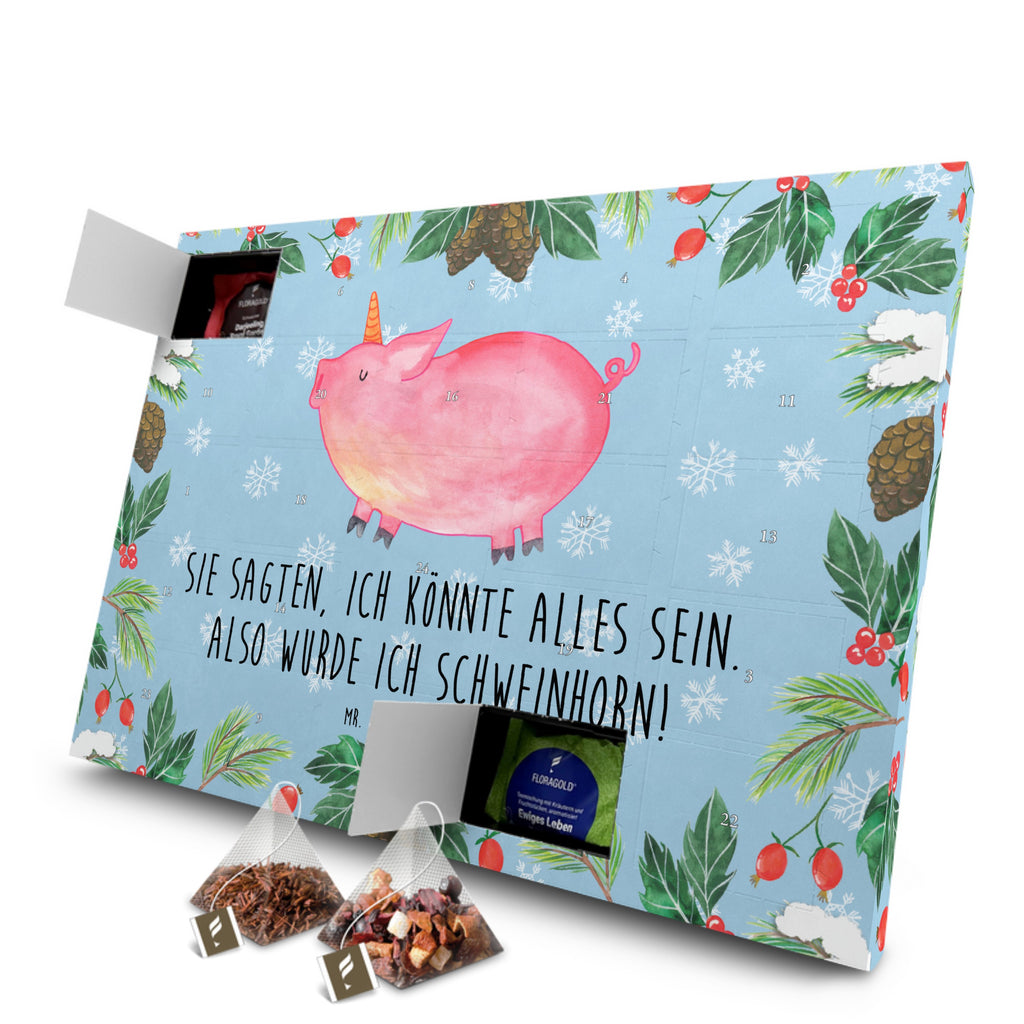 Tee Adventskalender Einhorn Schwein Adventskalender, Kerzen Adventskalender, Duftkerzen Adventskalender, Einhorn, Einhörner, Einhorn Deko, Pegasus, Unicorn, Party, Spaß, Schwein, Schweinhorn, Bauer, witzig. lustig, Spruch, geschenk, Pig, Piggy, funny, english, englisch