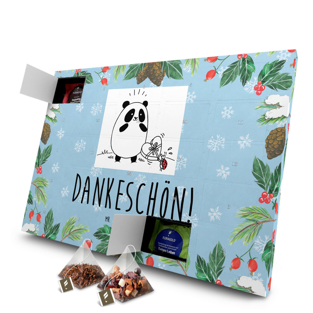 Tee Adventskalender Panda Dankeschön Adventskalender, Kerzen Adventskalender, Duftkerzen Adventskalender