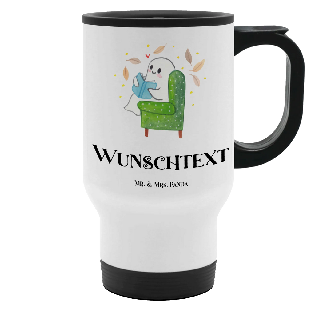 Personalisierter Thermobecher Gespenst  Buch Personalisierter Thermobecher, Personalisierter To Go Becher, Personalisierte Thermotasse, Personalisierter Kaffeebecher, Personalisierter Isolierbecher, Thermobecher personalisieren, Thermobecher mit Namen, Thermobecher selbst gestalten, Wunschname, Spülmaschinenfest, Bedrucken, Isolierbecher mit Namen, Isolierbecher selbst gestalten, Thermotasse personalisieren, Thermotasse mit Namen, Halloween, Deko, Martinssingen, Dekoration, Geschenke, Schenken, Gespenst, Buch, Herbst, gemütlich