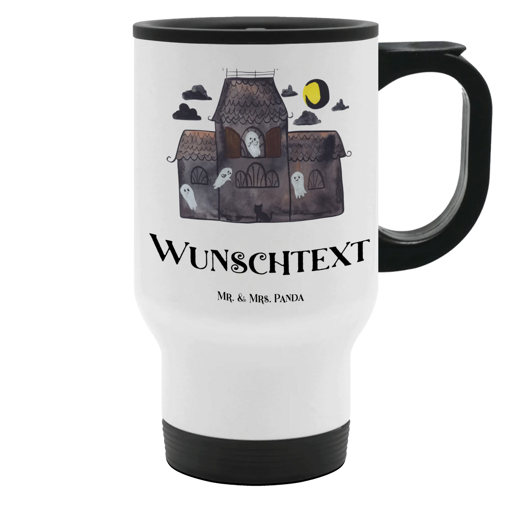 Personalisierter Thermobecher Geister Villa Personalisierter Thermobecher, Personalisierter To Go Becher, Personalisierte Thermotasse, Personalisierter Kaffeebecher, Personalisierter Isolierbecher, Thermobecher personalisieren, Thermobecher mit Namen, Thermobecher selbst gestalten, Wunschname, Spülmaschinenfest, Bedrucken, Isolierbecher mit Namen, Isolierbecher selbst gestalten, Thermotasse personalisieren, Thermotasse mit Namen, Halloween, Deko, Martinssingen, Dekoration, Geschenke, Schenken