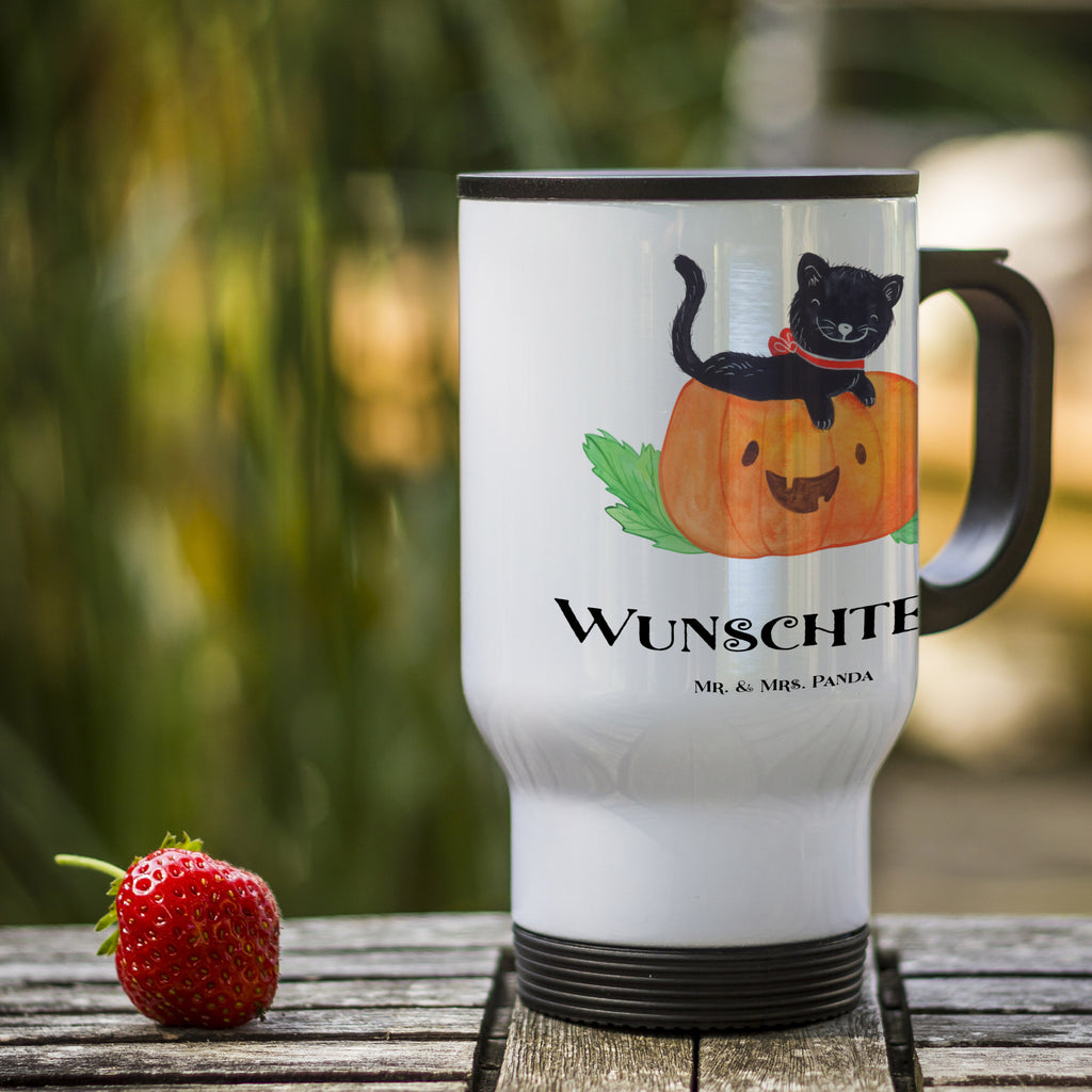 Personalisierter Thermobecher Schwarze Katze Personalisierter Thermobecher, Personalisierter To Go Becher, Personalisierte Thermotasse, Personalisierter Kaffeebecher, Personalisierter Isolierbecher, Thermobecher personalisieren, Thermobecher mit Namen, Thermobecher selbst gestalten, Wunschname, Spülmaschinenfest, Bedrucken, Isolierbecher mit Namen, Isolierbecher selbst gestalten, Thermotasse personalisieren, Thermotasse mit Namen, Halloween, Deko, Martinssingen, Dekoration, Geschenke, Schenken