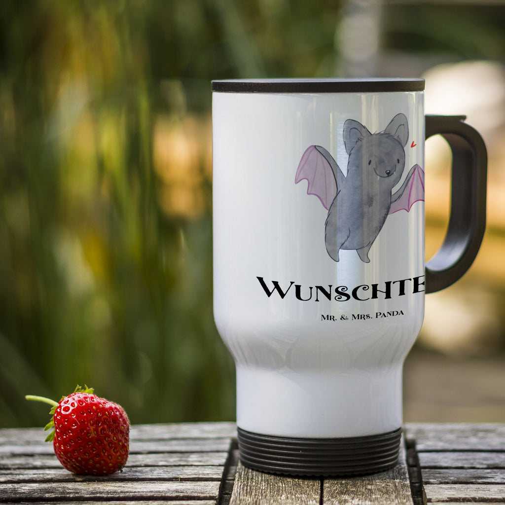 Personalisierter Thermobecher Fledermaus Erschrecken Personalisierter Thermobecher, Personalisierter To Go Becher, Personalisierte Thermotasse, Personalisierter Kaffeebecher, Personalisierter Isolierbecher, Thermobecher personalisieren, Thermobecher mit Namen, Thermobecher selbst gestalten, Wunschname, Spülmaschinenfest, Bedrucken, Isolierbecher mit Namen, Isolierbecher selbst gestalten, Thermotasse personalisieren, Thermotasse mit Namen, Halloween, Deko, Martinssingen, Dekoration, Geschenke, Schenken