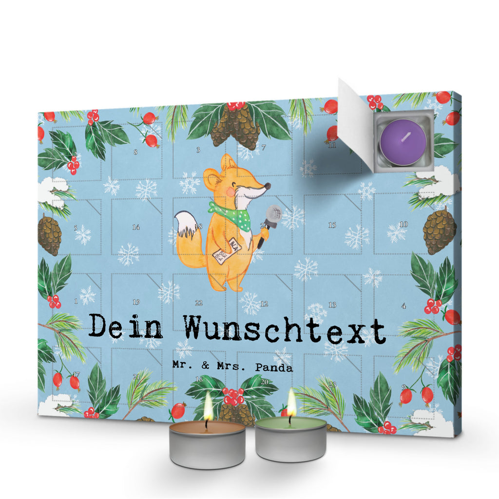 Personalisierter Duftkerzen Adventskalender Sportjournalist Leidenschaft Personalisierter Duftkerzen Adventskalender, Beruf, Ausbildung, Jubiläum, Abschied, Rente, Kollege, Kollegin, Geschenk, Schenken, Arbeitskollege, Mitarbeiter, Firma, Danke, Dankeschön, Sportjournalist, Journalist, Reporter, Redakteur, Pressebüro, Studium