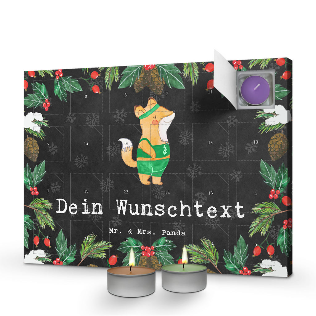 Personalisierter Duftkerzen Adventskalender Sportler Leidenschaft Personalisierter Duftkerzen Adventskalender, Beruf, Ausbildung, Jubiläum, Abschied, Rente, Kollege, Kollegin, Geschenk, Schenken, Arbeitskollege, Mitarbeiter, Firma, Danke, Dankeschön