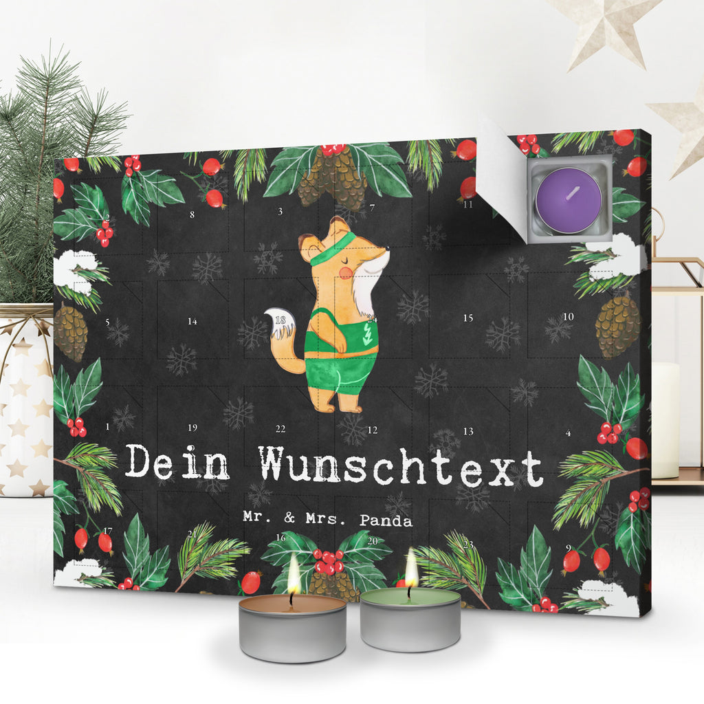 Personalisierter Duftkerzen Adventskalender Sportler Leidenschaft Personalisierter Duftkerzen Adventskalender, Beruf, Ausbildung, Jubiläum, Abschied, Rente, Kollege, Kollegin, Geschenk, Schenken, Arbeitskollege, Mitarbeiter, Firma, Danke, Dankeschön