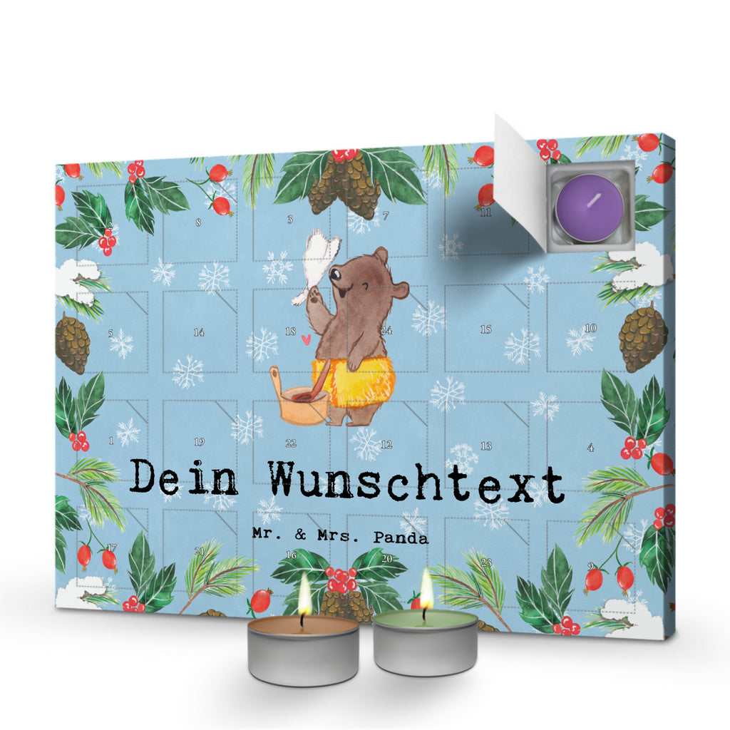 Personalisierter Duftkerzen Adventskalender Saunameister Leidenschaft Personalisierter Duftkerzen Adventskalender, Beruf, Ausbildung, Jubiläum, Abschied, Rente, Kollege, Kollegin, Geschenk, Schenken, Arbeitskollege, Mitarbeiter, Firma, Danke, Dankeschön