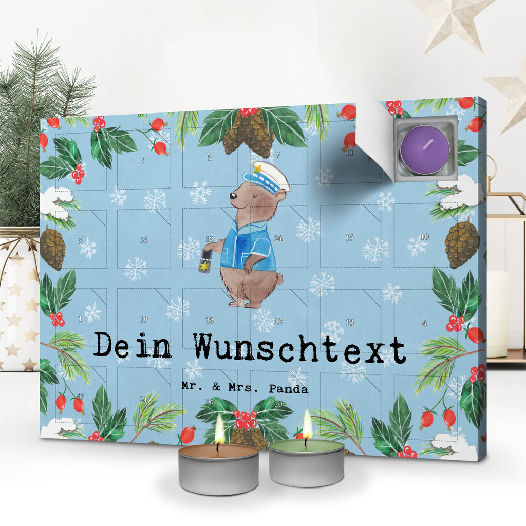 Personalisierter Duftkerzen Adventskalender Polizeivollzugsbeamter Leidenschaft Personalisierter Duftkerzen Adventskalender, Beruf, Ausbildung, Jubiläum, Abschied, Rente, Kollege, Kollegin, Geschenk, Schenken, Arbeitskollege, Mitarbeiter, Firma, Danke, Dankeschön, Polizeivollzugsbeamter, Polizist, Polizei