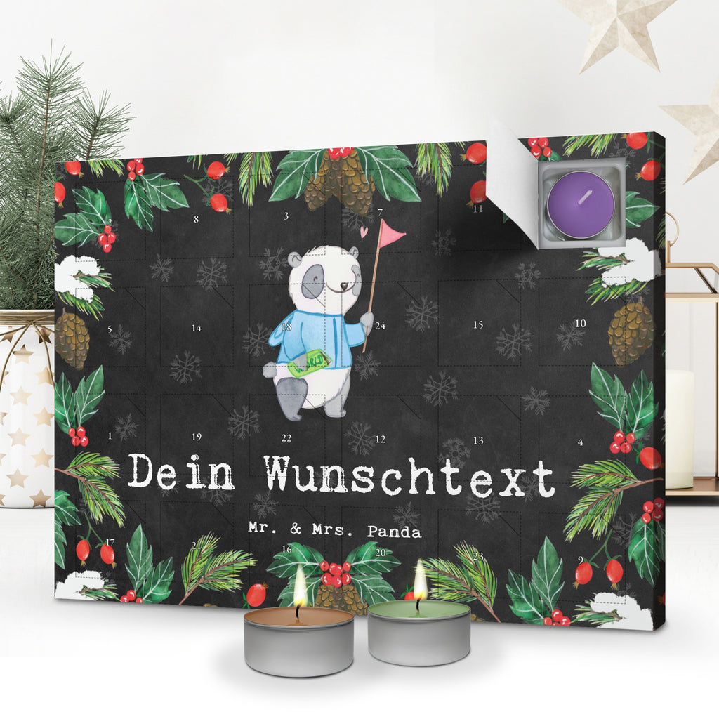 Personalisierter Duftkerzen Adventskalender Reiseleiter Leidenschaft Personalisierter Duftkerzen Adventskalender, Beruf, Ausbildung, Jubiläum, Abschied, Rente, Kollege, Kollegin, Geschenk, Schenken, Arbeitskollege, Mitarbeiter, Firma, Danke, Dankeschön