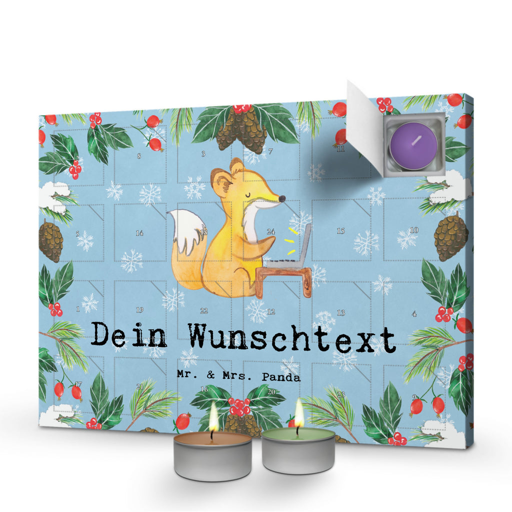 Personalisierter Duftkerzen Adventskalender Assistent Leidenschaft Personalisierter Duftkerzen Adventskalender, Beruf, Ausbildung, Jubiläum, Abschied, Rente, Kollege, Kollegin, Geschenk, Schenken, Arbeitskollege, Mitarbeiter, Firma, Danke, Dankeschön