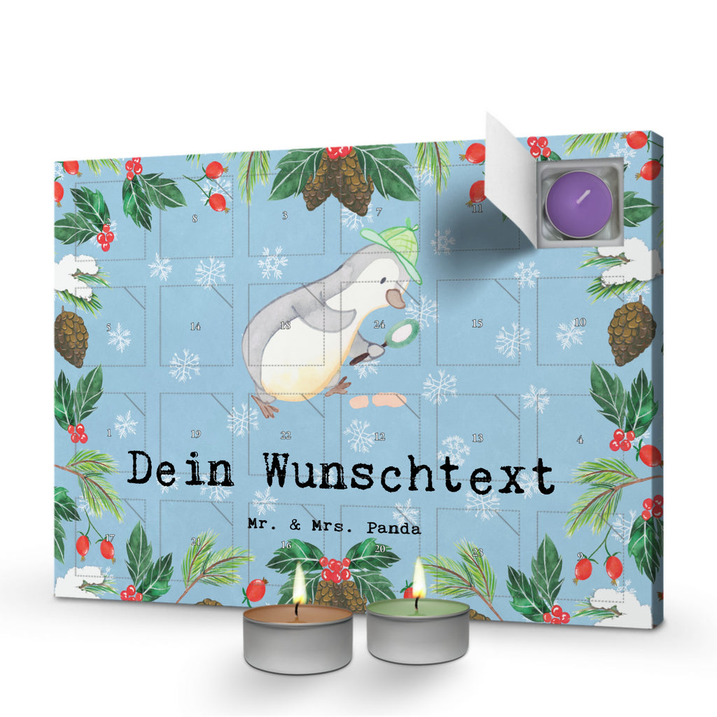 Personalisierter Duftkerzen Adventskalender Detektiv Leidenschaft Personalisierter Duftkerzen Adventskalender, Beruf, Ausbildung, Jubiläum, Abschied, Rente, Kollege, Kollegin, Geschenk, Schenken, Arbeitskollege, Mitarbeiter, Firma, Danke, Dankeschön, Detektiv, Ermittler, Agent, Privatdetektei, Berufsdetektiv, Wirtschaftsdetektei, Detektivausbildung, Spurensuche