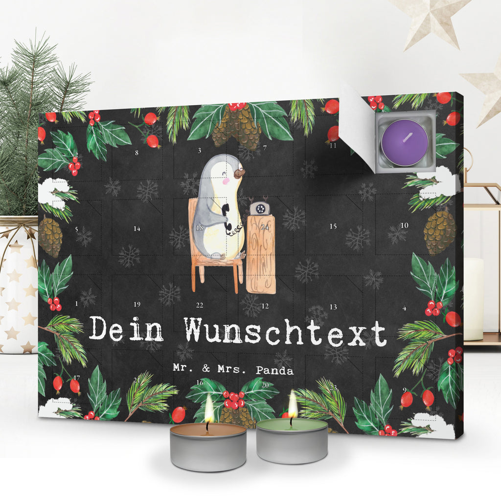 Personalisierter Duftkerzen Adventskalender Sekretär Leidenschaft Personalisierter Duftkerzen Adventskalender, Beruf, Ausbildung, Jubiläum, Abschied, Rente, Kollege, Kollegin, Geschenk, Schenken, Arbeitskollege, Mitarbeiter, Firma, Danke, Dankeschön