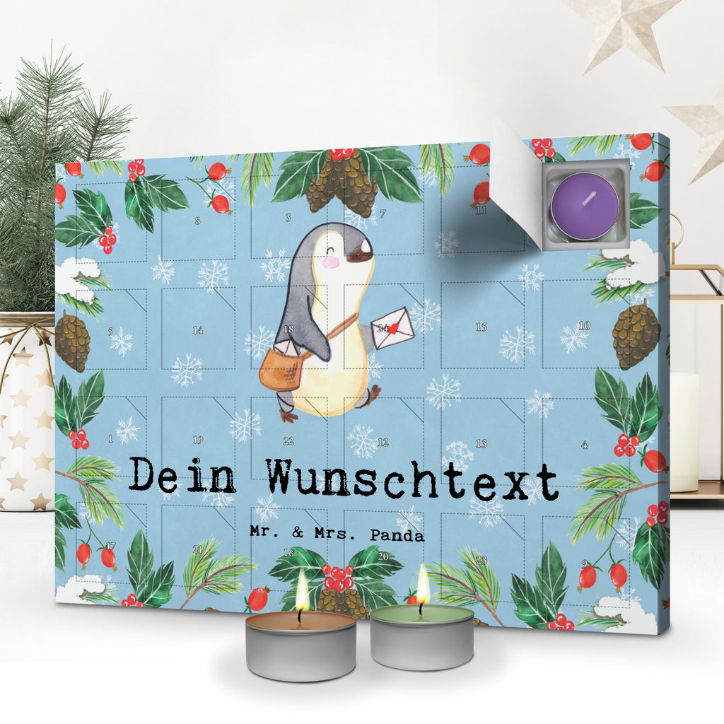 Personalisierter Duftkerzen Adventskalender Postbote Leidenschaft Personalisierter Duftkerzen Adventskalender, Beruf, Ausbildung, Jubiläum, Abschied, Rente, Kollege, Kollegin, Geschenk, Schenken, Arbeitskollege, Mitarbeiter, Firma, Danke, Dankeschön, Postbote, Briefzusteller, Briefträger, Postler